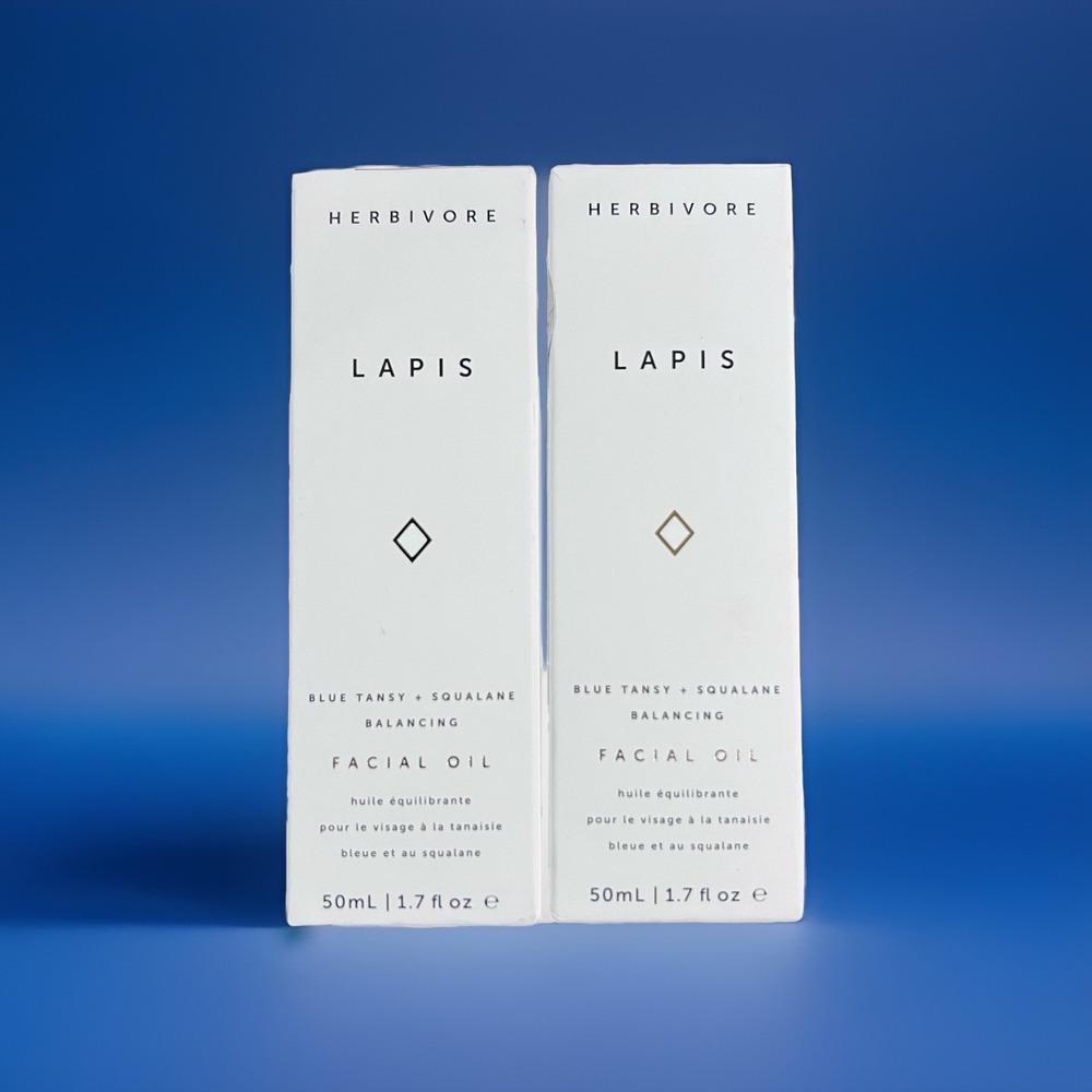 Herbivore Botanicals Lapis‎ Blue Tansy Face Oil - 1.7 oz/50mL Lot Of 2
